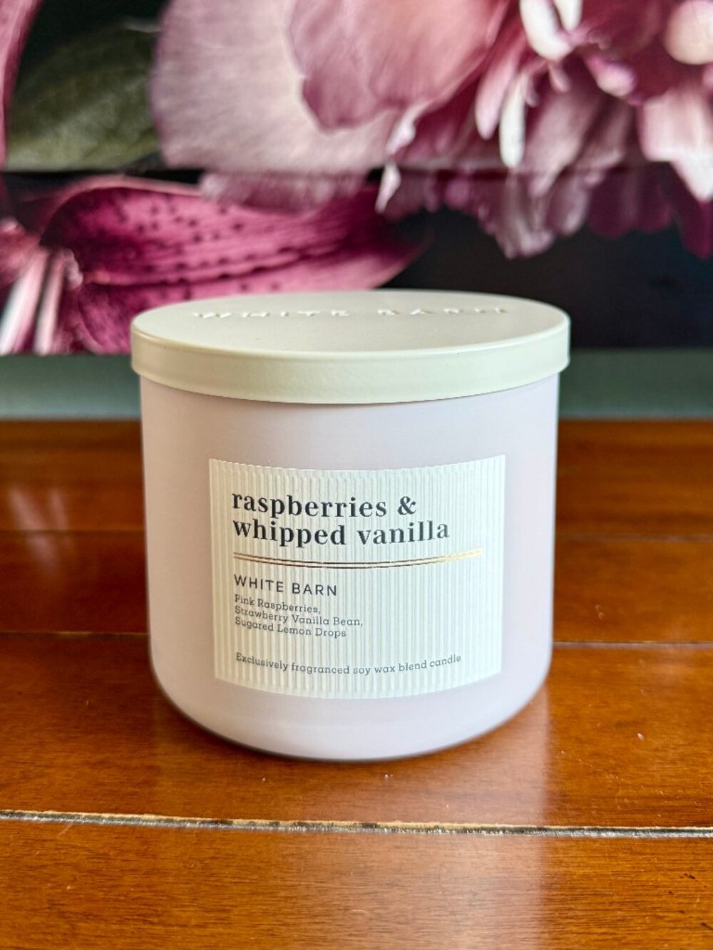 NEW RASPBERRIES & WHIPPED VANILLA 3-Wick Candle Bath & Body Works